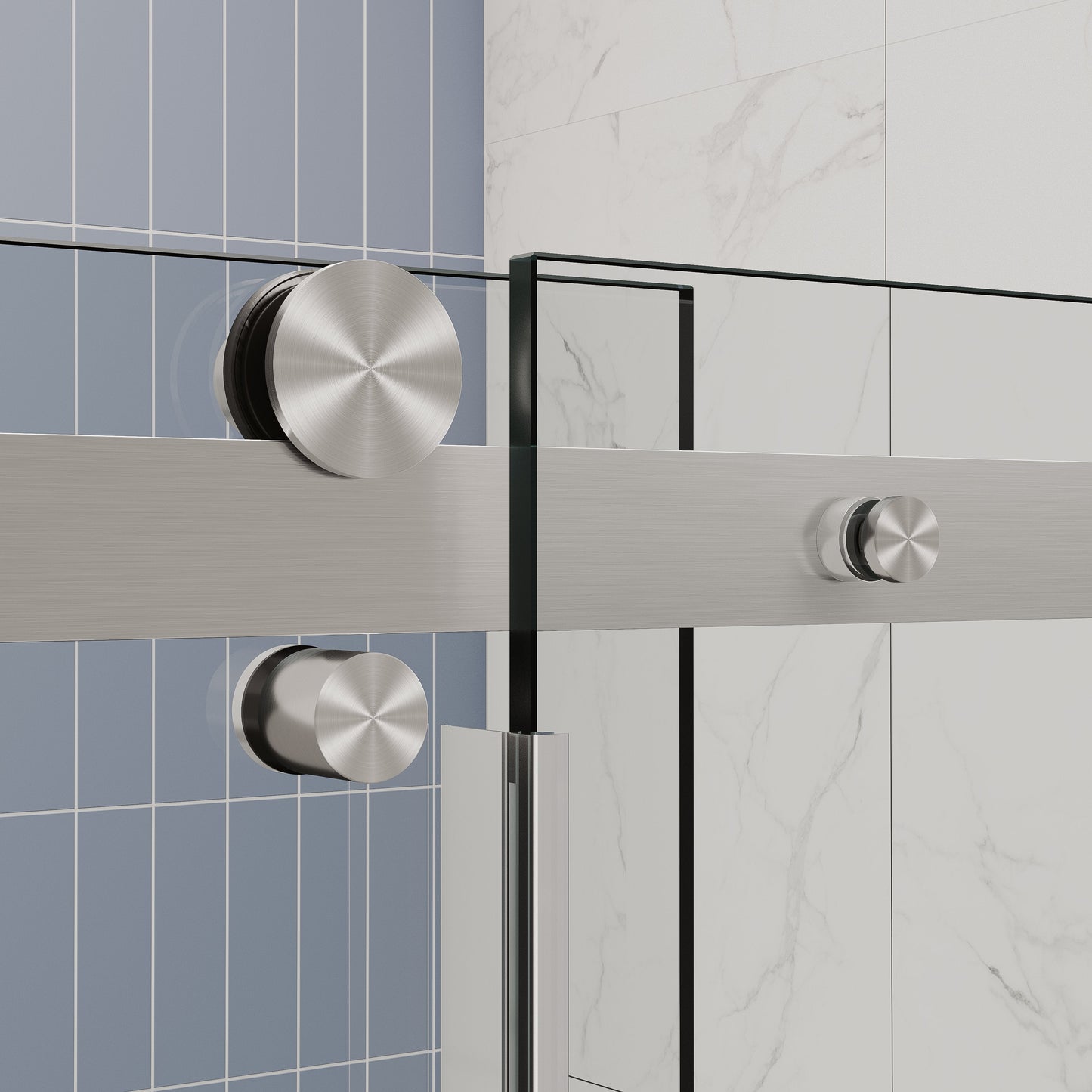 Frameless Single Sliding Shower Doors