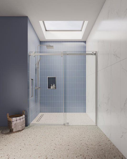Frameless Single Sliding Shower Doors