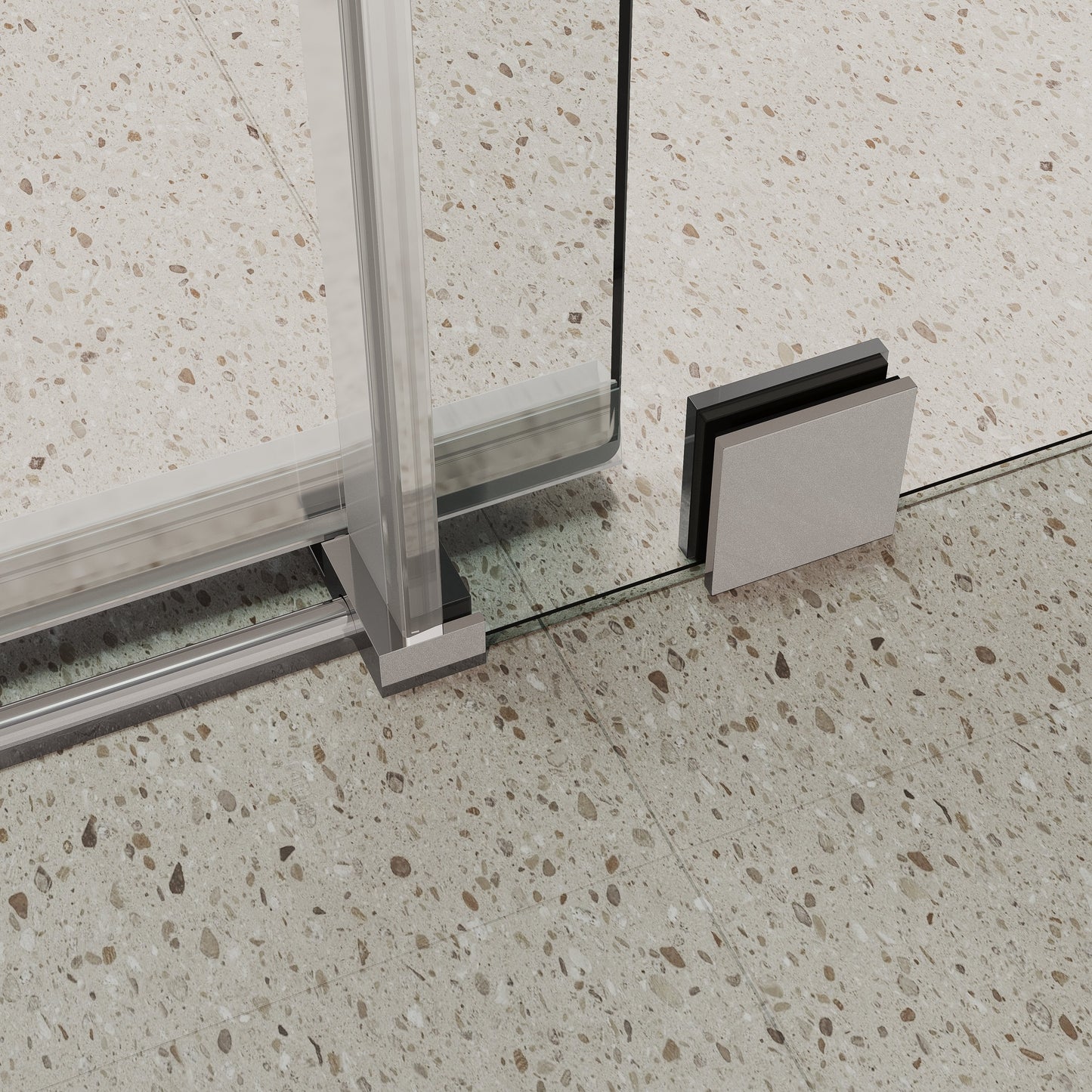 Frameless Single Sliding Shower Doors