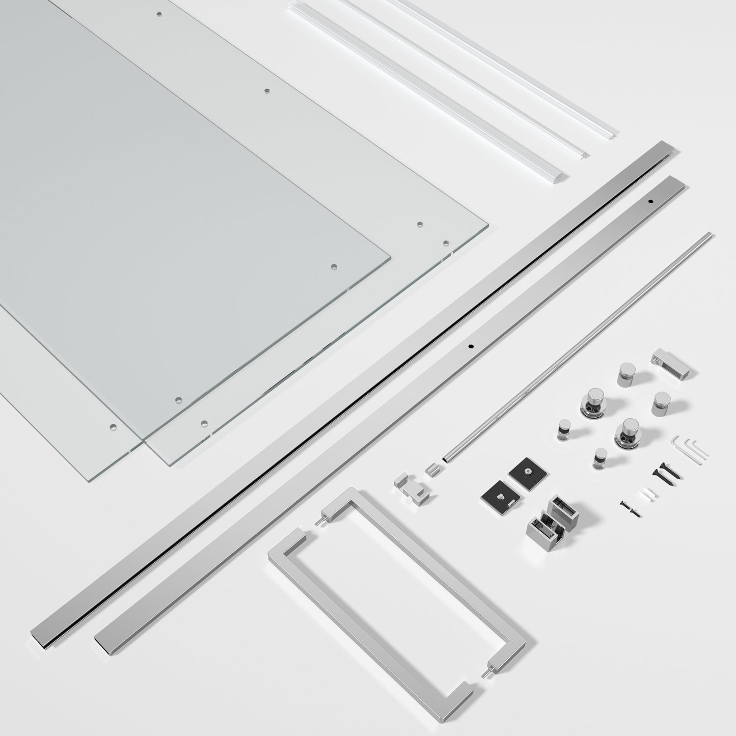 Frameless Single Sliding Shower Doors
