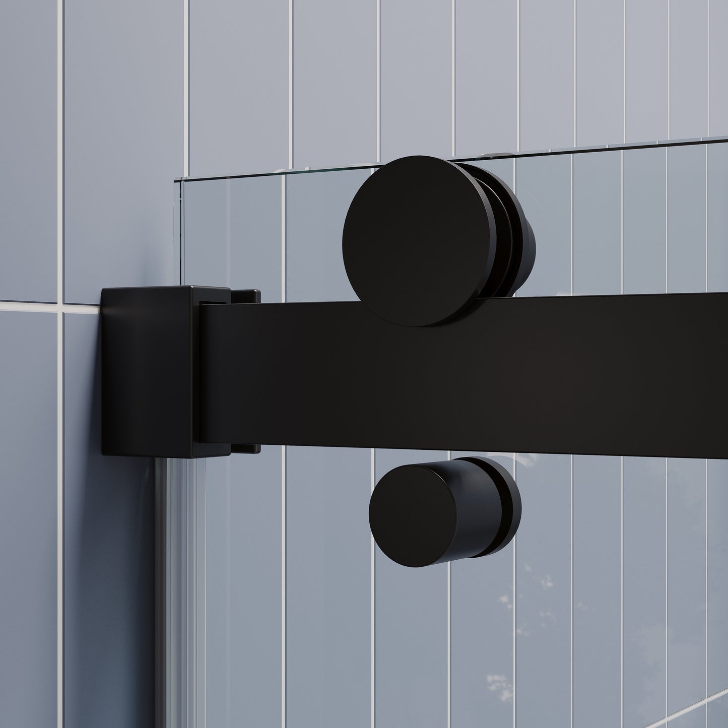 Frameless Single Sliding Shower Doors
