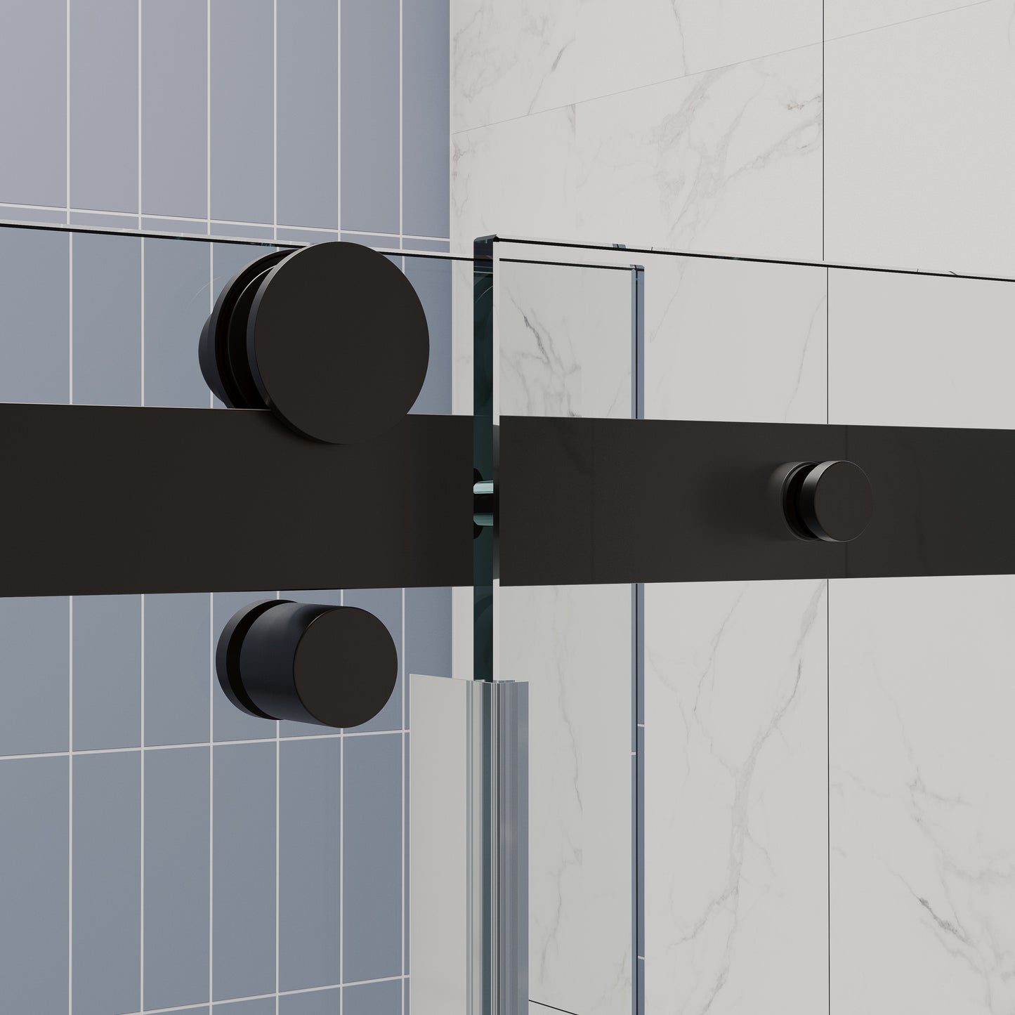 Frameless Single Sliding Shower Doors