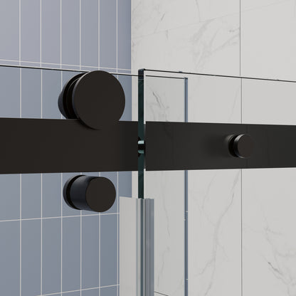 Frameless Single Sliding Shower Doors