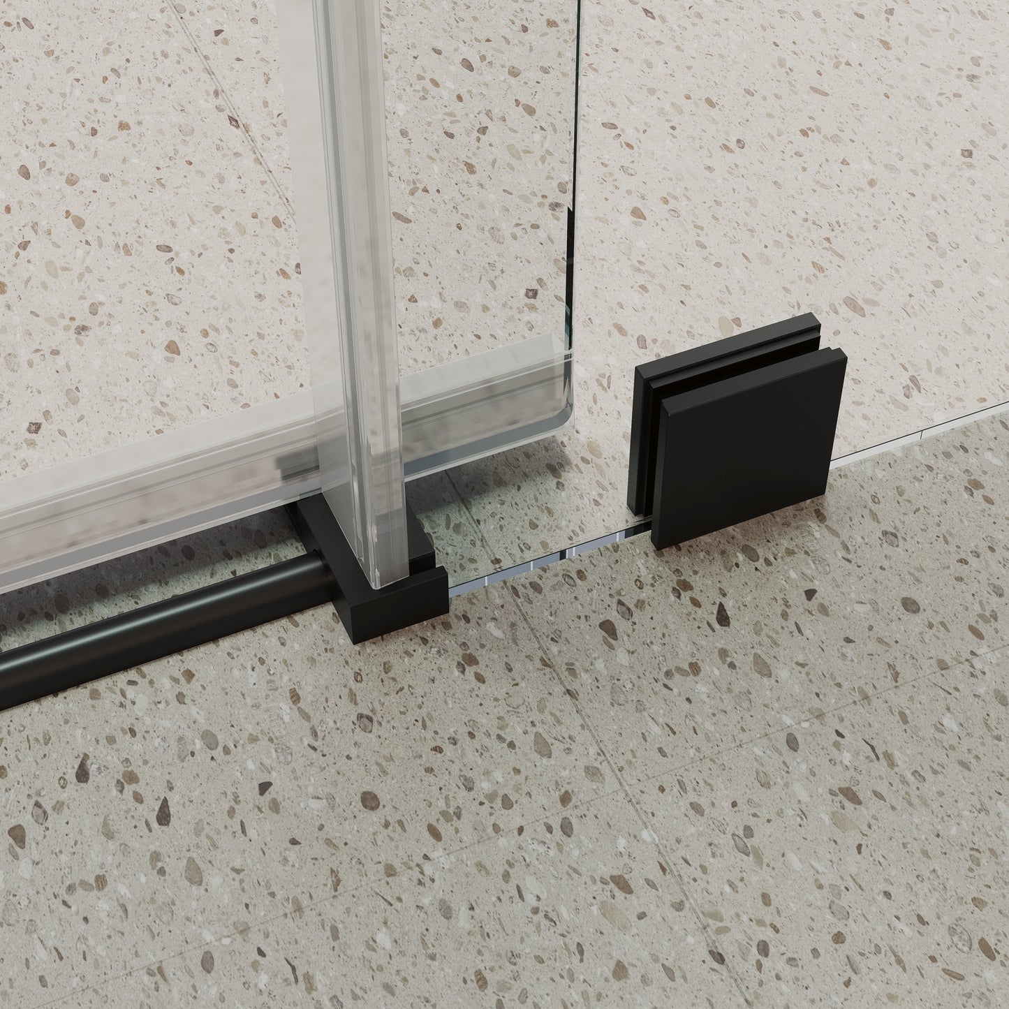 Frameless Single Sliding Shower Doors