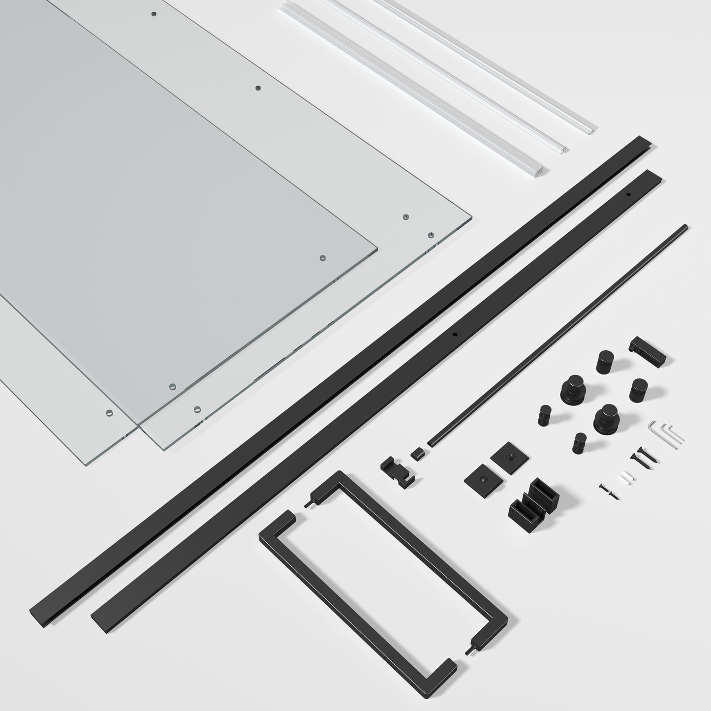 Frameless Single Sliding Shower Doors