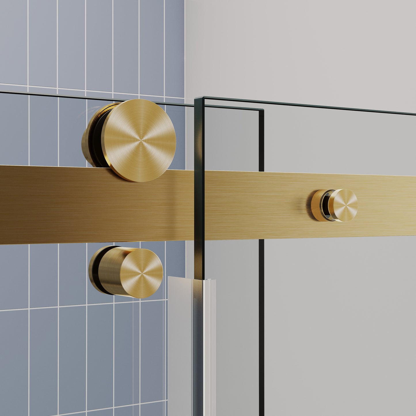 Frameless Single Sliding Shower Doors