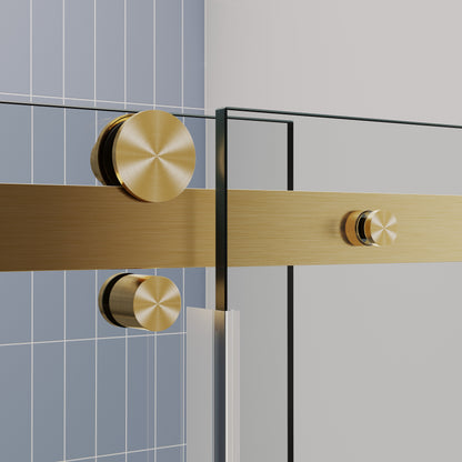 Frameless Single Sliding Shower Doors