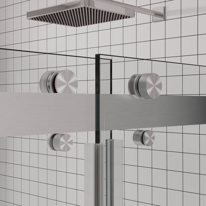 Premium Frameless Bypass Sliding Shower Doors