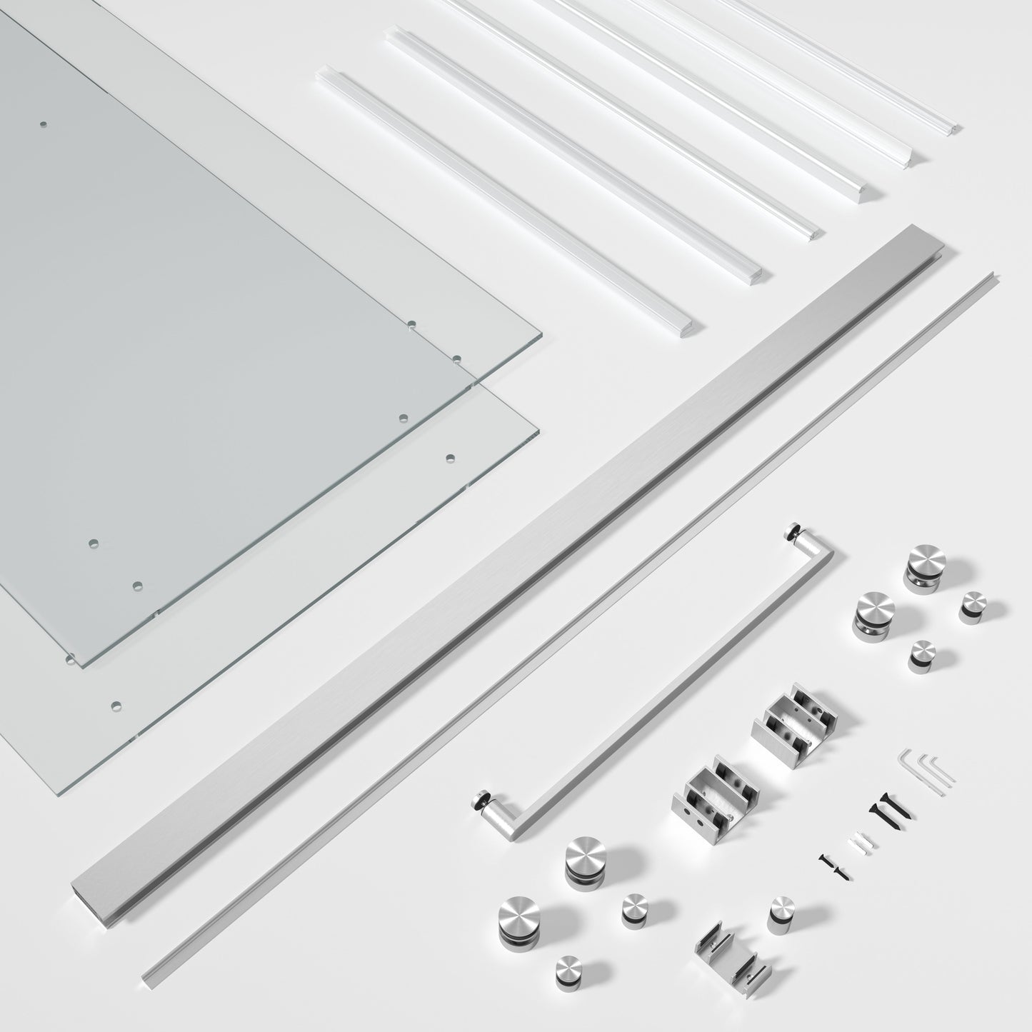 Premium Frameless Bypass Sliding Shower Doors