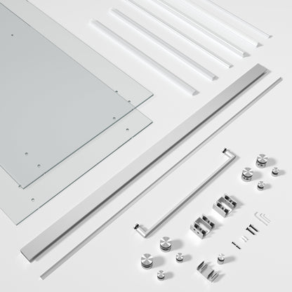 Premium Frameless Bypass Sliding Shower Doors