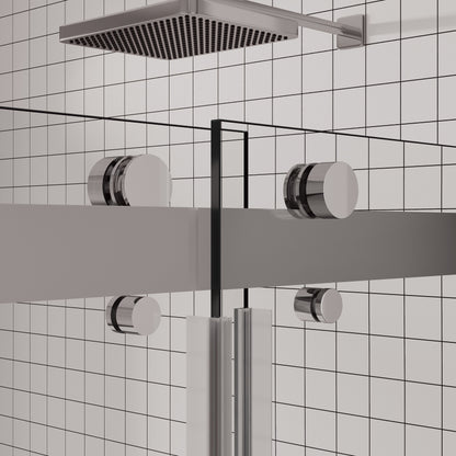 Premium Frameless Bypass Sliding Shower Doors
