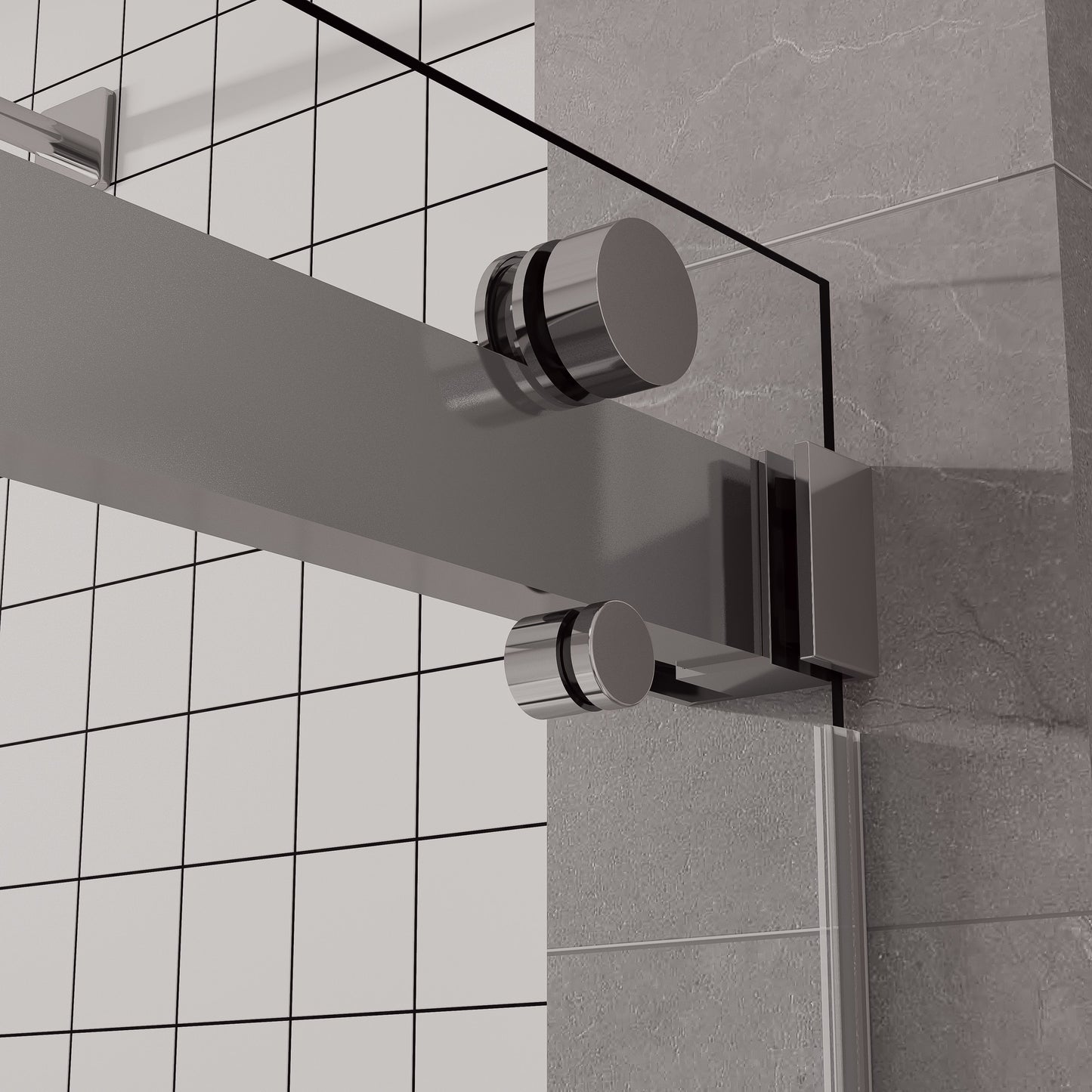 Premium Frameless Bypass Sliding Shower Doors