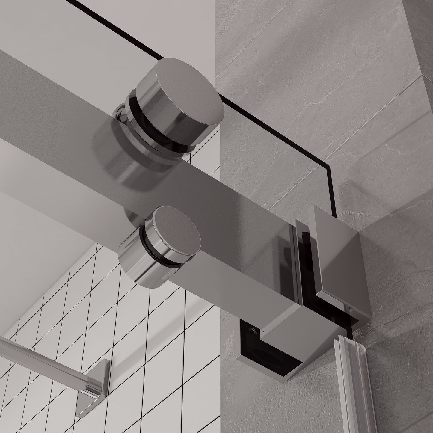 Premium Frameless Bypass Sliding Shower Doors
