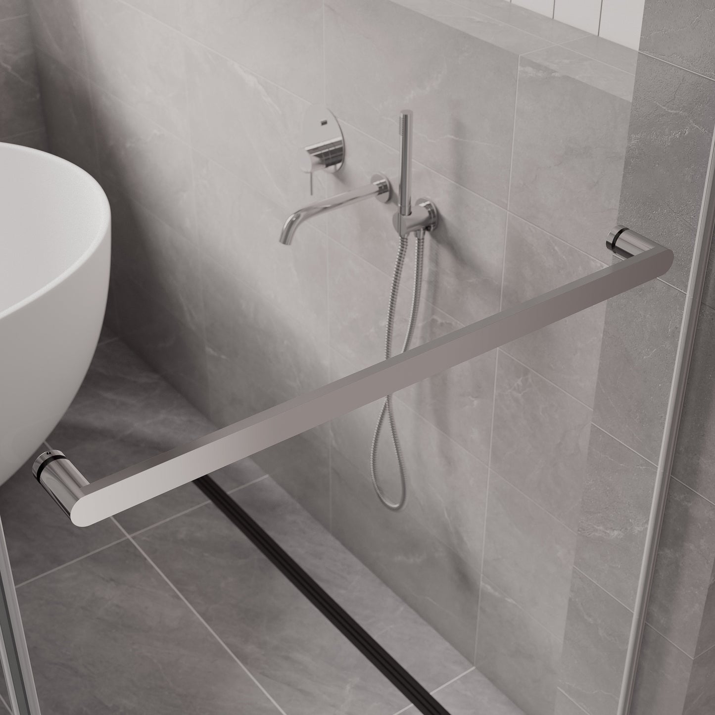 Premium Frameless Bypass Sliding Shower Doors