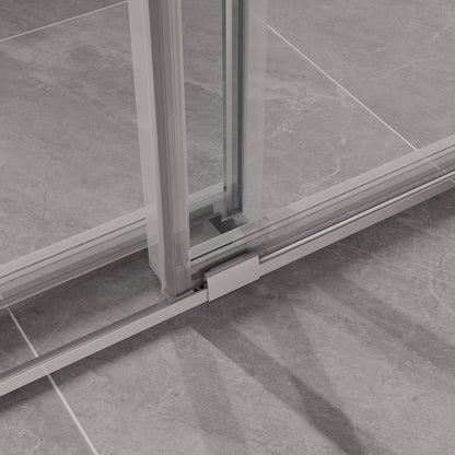 Premium Frameless Bypass Sliding Shower Doors
