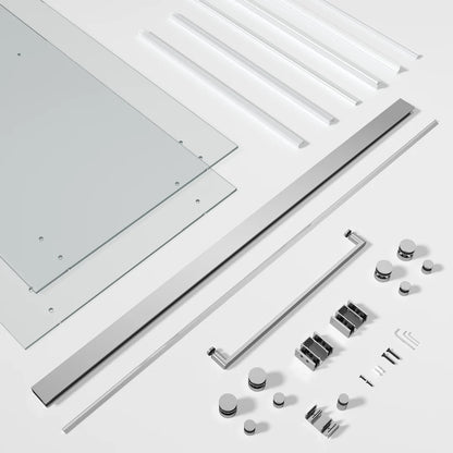 SP Series Premium Frameless Bypass Sliding Shower Doors