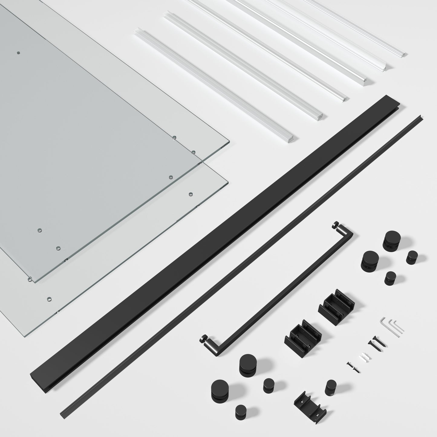 Premium Frameless Bypass Sliding Shower Doors