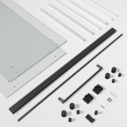 Premium Frameless Bypass Sliding Shower Doors