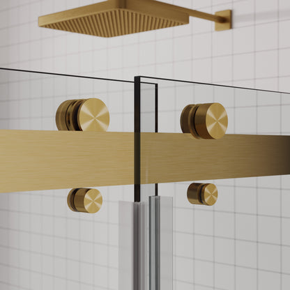 Premium Frameless Bypass Sliding Shower Doors