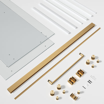 Premium Frameless Bypass Sliding Shower Doors