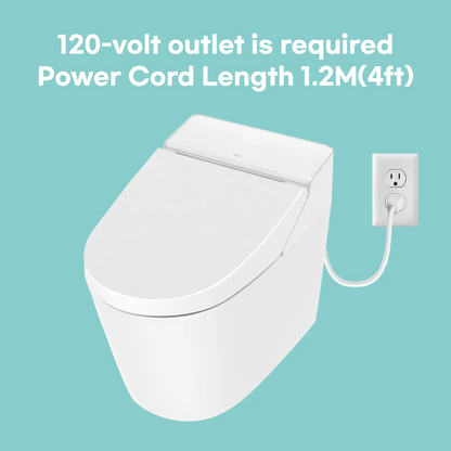 Smart Bidet Toilet with Auto Open and Close Lid
