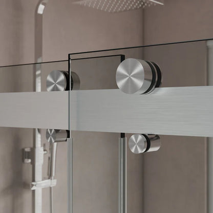VS Series Soft Closing Frameless Bypass Silding Shower Doors