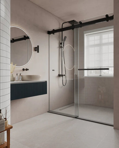 VS Series Soft Closing Frameless Bypass Silding Shower Doors
