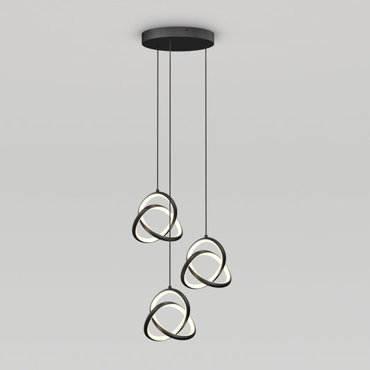 Zephyr 3-light LED pendant