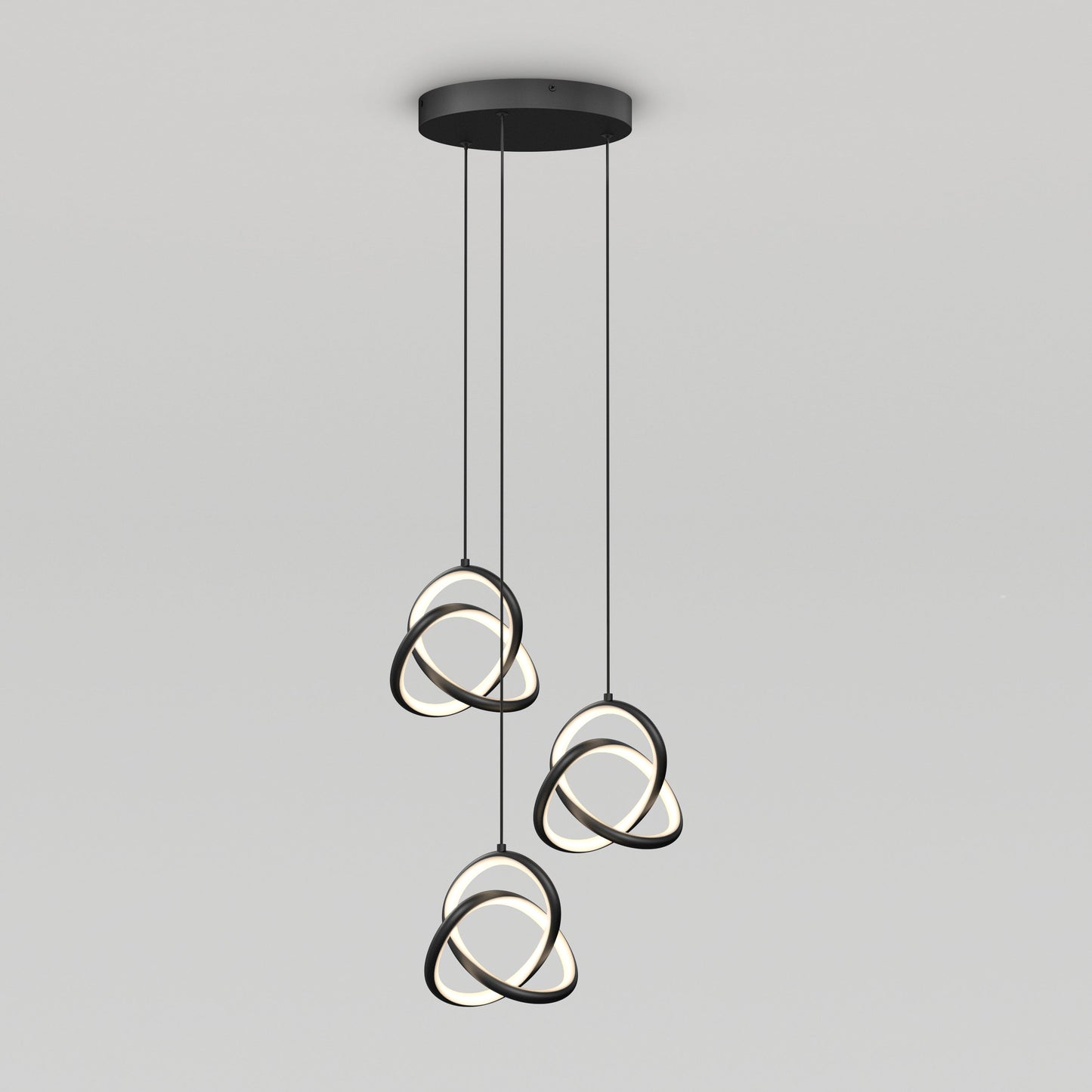 Zephyr 3-light LED pendant