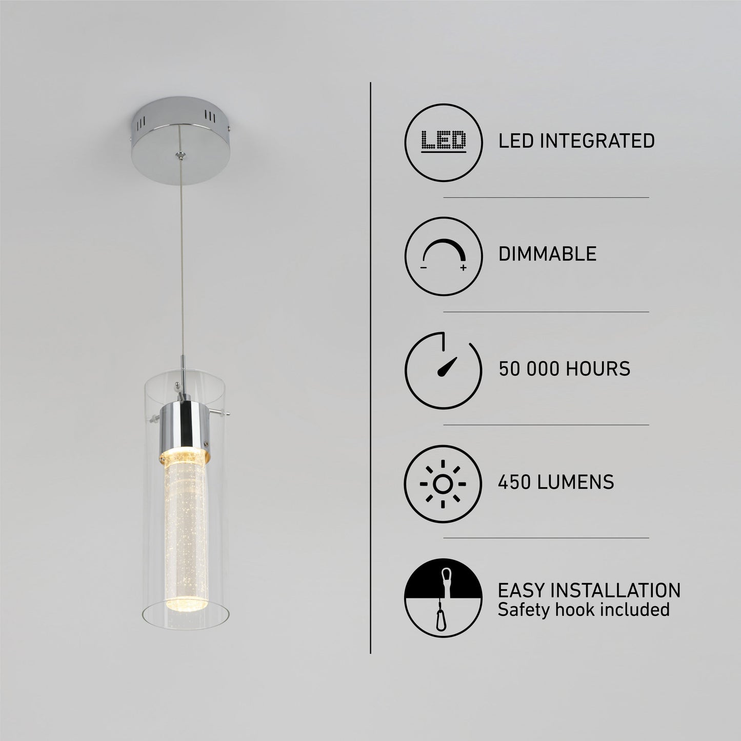 Essence LED pendant light
