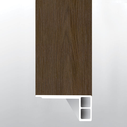 Adlar ( FLUSH STAIR NOSE EASED EDGE [ Wood • Ultra Matte • Dark ] - LVT * LUXURY VINYL TRIM ) | 2 3/4" X 3/4" X 94"