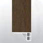 Adlar ( FLUSH STAIR NOSE EASED EDGE [ Wood • Ultra Matte • Dark ] - LVT * LUXURY VINYL TRIM ) | 2 3/4" X 3/4" X 94"