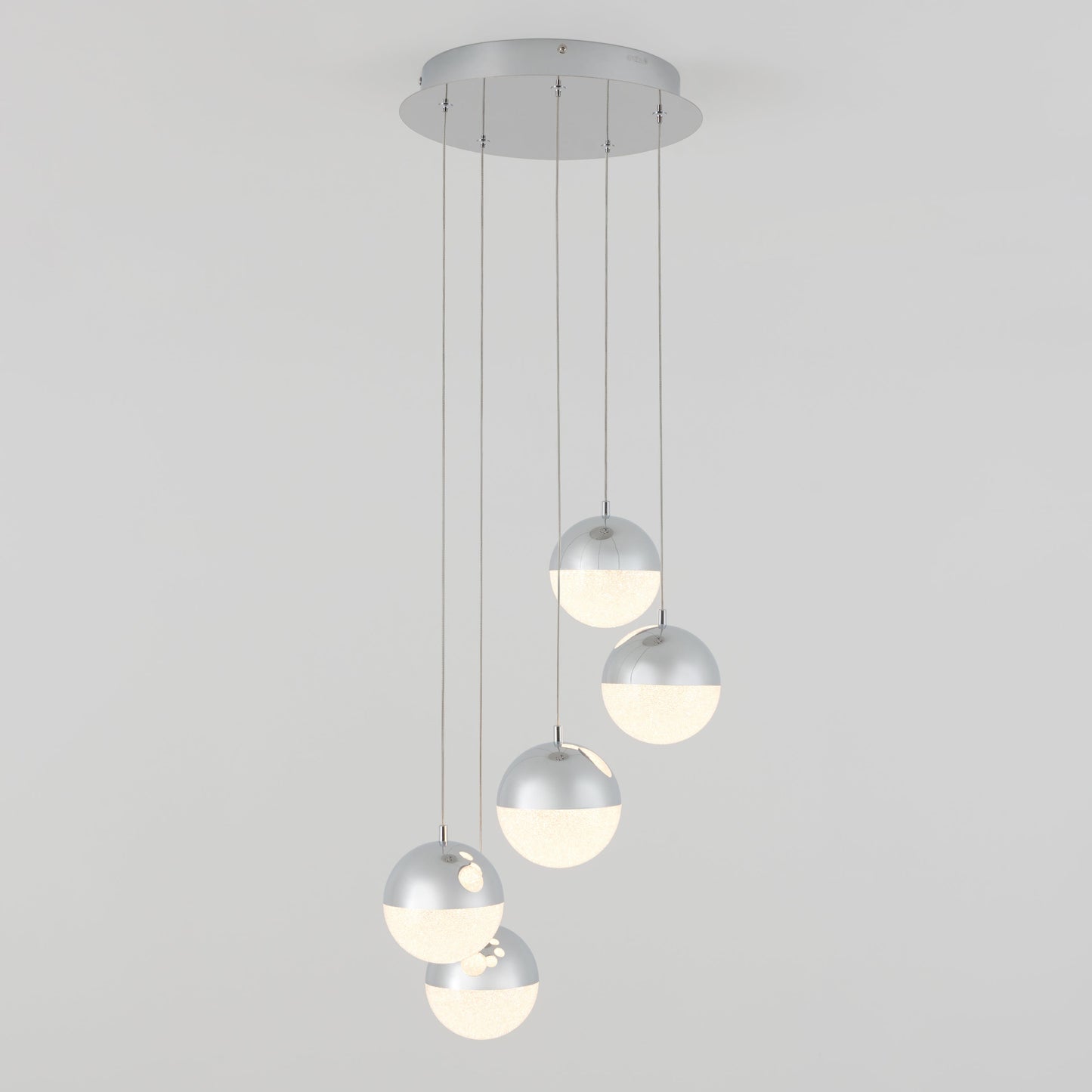 Sparkle 5-light LED pendant