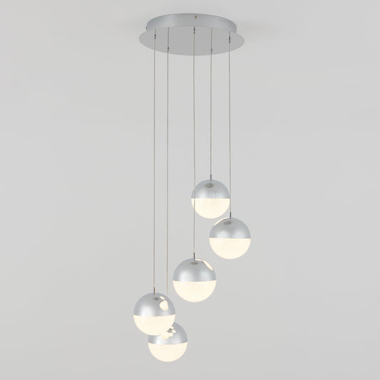 Sparkle 5-light LED pendant