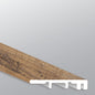 Aged Hickory ( END CAP [ Wood • Matte • Medium ] - LVT * LUXURY VINYL TRIM ) | 1 1/2" X 1/4" X 94"