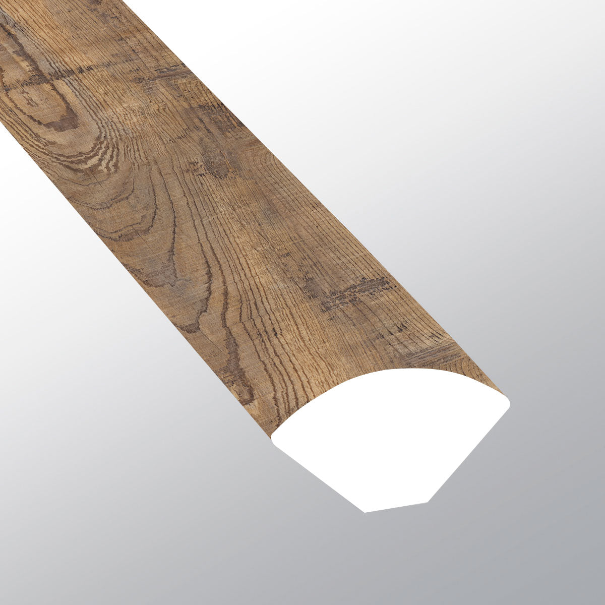Aged Hickory ( QUARTER ROUND [ Wood • Matte • Medium ] - LVT * LUXURY VINYL TRIM ) | 5/8" X 3/4" X 94"
