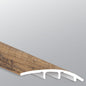 Aged Hickory ( REDUCER [ Wood • Matte • Medium ] - LVT * LUXURY VINYL TRIM ) | 1 3/4" X 3/8" X 94"