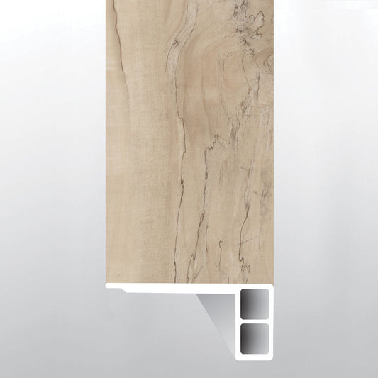 Akadia ( FLUSH STAIR NOSE EASED EDGE [ Wood • Matte • Light ] - LVT * LUXURY VINYL TRIM ) | 2 3/4" X 3/4" X 94"