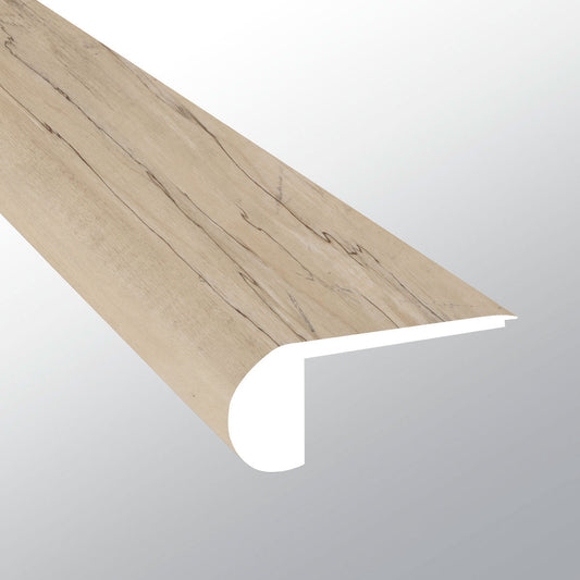 Akadia ( FLUSH STAIR NOSE [ Wood • Matte • Light ] - LVT * LUXURY VINYL TRIM ) | 2 3/4" X 3/4" X 94"