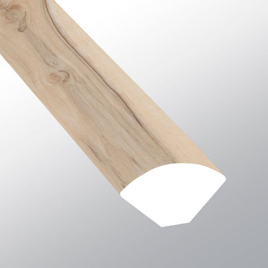Akadia ( QUARTER ROUND [ Wood • Matte • Light ] - LVT * LUXURY VINYL TRIM ) | 5/8" X 3/4" X 94"