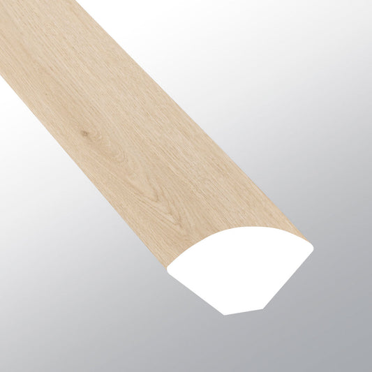 Austell Grove ( QUARTER ROUND [ Wood • Matte • Light ] - LVT * LUXURY VINYL TRIM ) | 5/8" X 3/4" X 94"