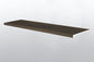 Barrell ( STAIR TREAD EASED EDGE [ Wood • Matte • Dark ] - LVT * LUXURY VINYL TRIM ) | 1 1/2" X 1/4" X 47 1/2"