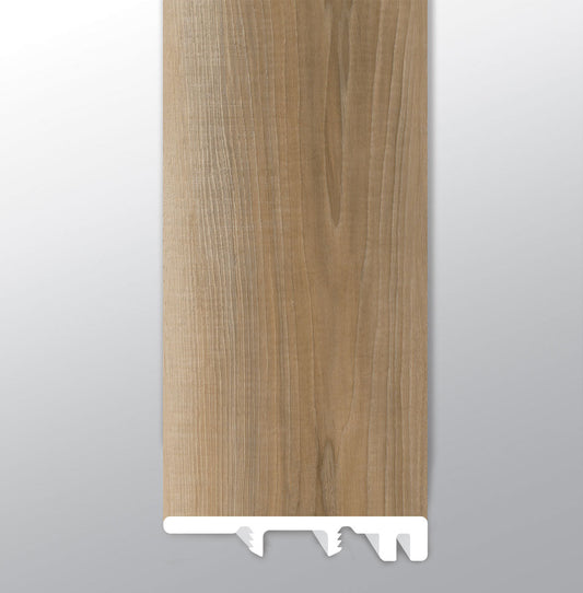 Bayhill Blonde ( END CAP [ Wood • Matte • Medium ] - LVT * LUXURY VINYL TRIM ) | 1 1/2" X 1/4" X 94"