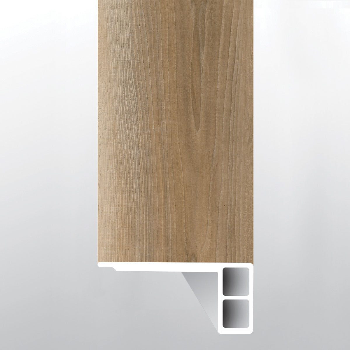 Bayhill Blonde ( FLUSH STAIR NOSE EASED EDGE [ Wood • Matte • Medium ] - LVT * LUXURY VINYL TRIM ) | 2 3/4" X 3/4" X 94"