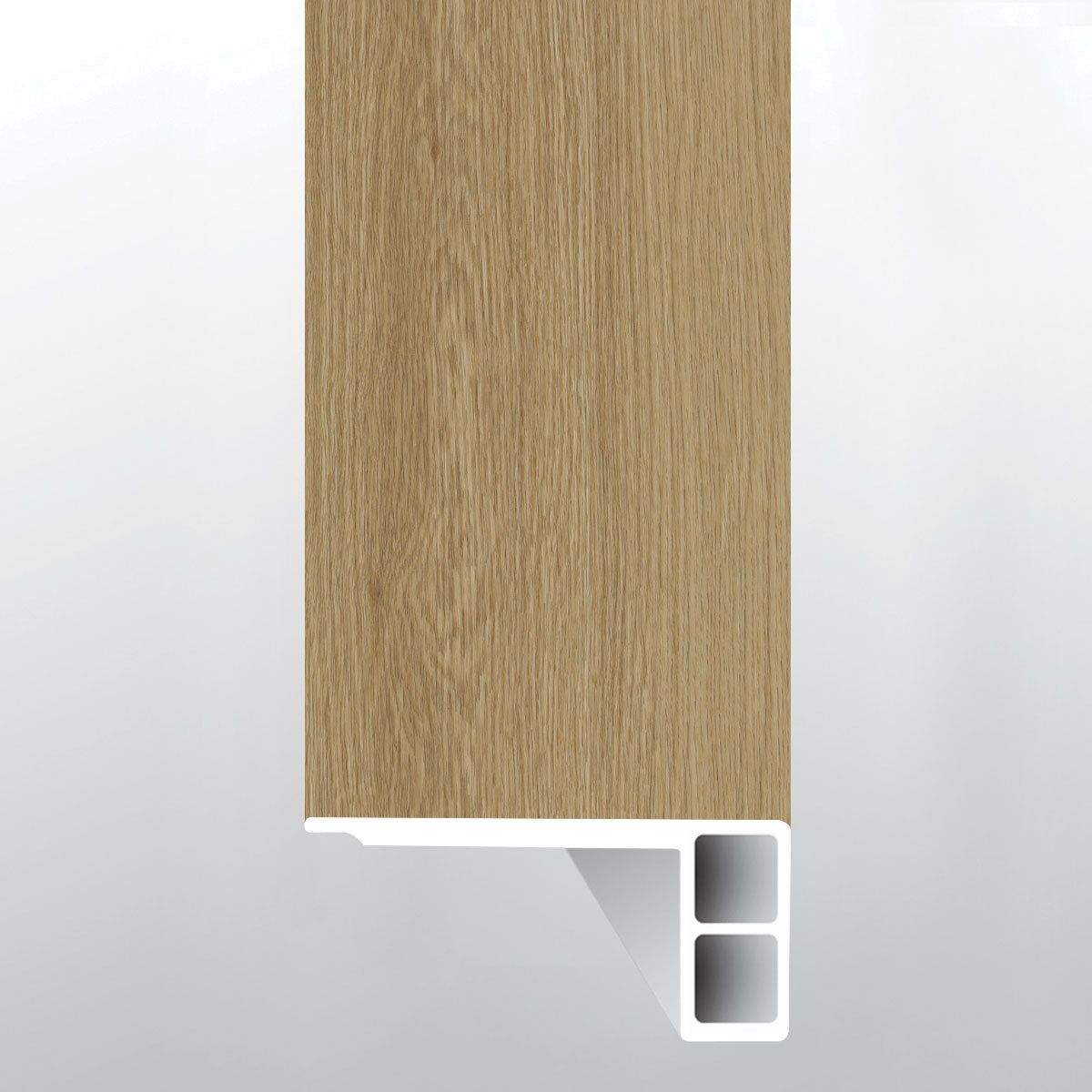 Bayside Buff ( FLUSH STAIR NOSE EASED EDGE [ Wood • Matte • Medium ] - LVT * LUXURY VINYL TRIM ) | 2 3/4" X 3/4" X 94"