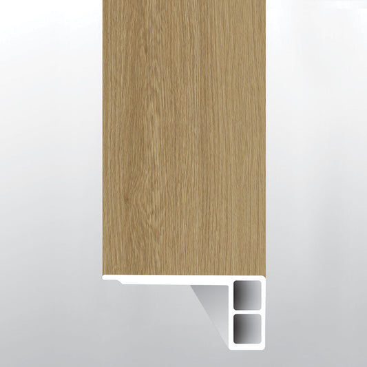 Bayside Buff ( FLUSH STAIR NOSE EASED EDGE [ Wood • Matte • Medium ] - LVT * LUXURY VINYL TRIM ) | 2 3/4" X 3/4" X 94"