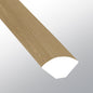 Bayside Buff ( QUARTER ROUND [ Wood • Matte • Medium ] - LVT * LUXURY VINYL TRIM ) | 5/8" X 3/4" X 94"