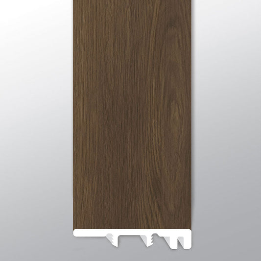 BECKLEY BRUNO ( END CAP [ Wood • Matte • Dark ] - LVT * LUXURY VINYL TRIM ) | 1 1/2" X 1/4" X 94"