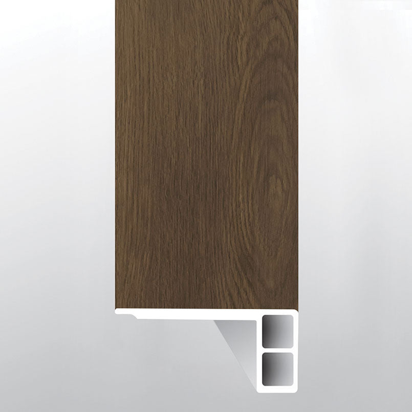 BECKLEY BRUNO ( FLUSH STAIR NOSE EASED EDGE [ Wood • Matte • Dark ] - LVT * LUXURY VINYL TRIM ) | 2 3/4" X 3/4" X 94"