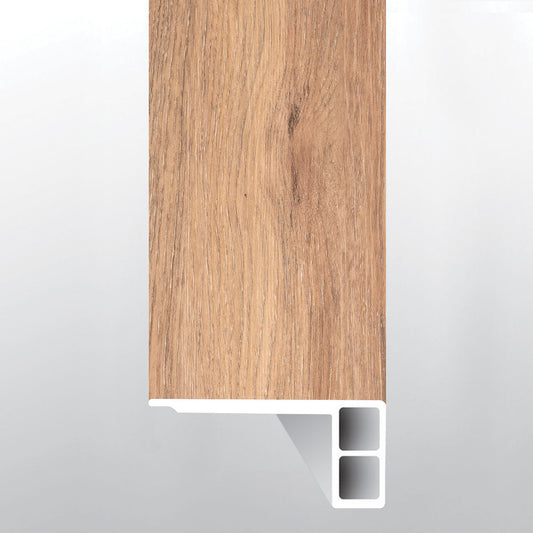 Bellamy Brooks ( FLUSH STAIR NOSE EASED EDGE [ Wood • Matte • Medium ] - LVT * LUXURY VINYL TRIM ) | 2 3/4" X 3/4" X 94"